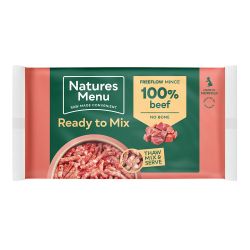Natures Menu Just Beef Mince 400g-Frozen
