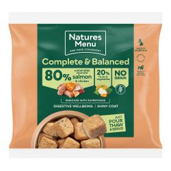 Natures Menu 80/20 Chicken & Salmon Nuggets 1kg-Frozen