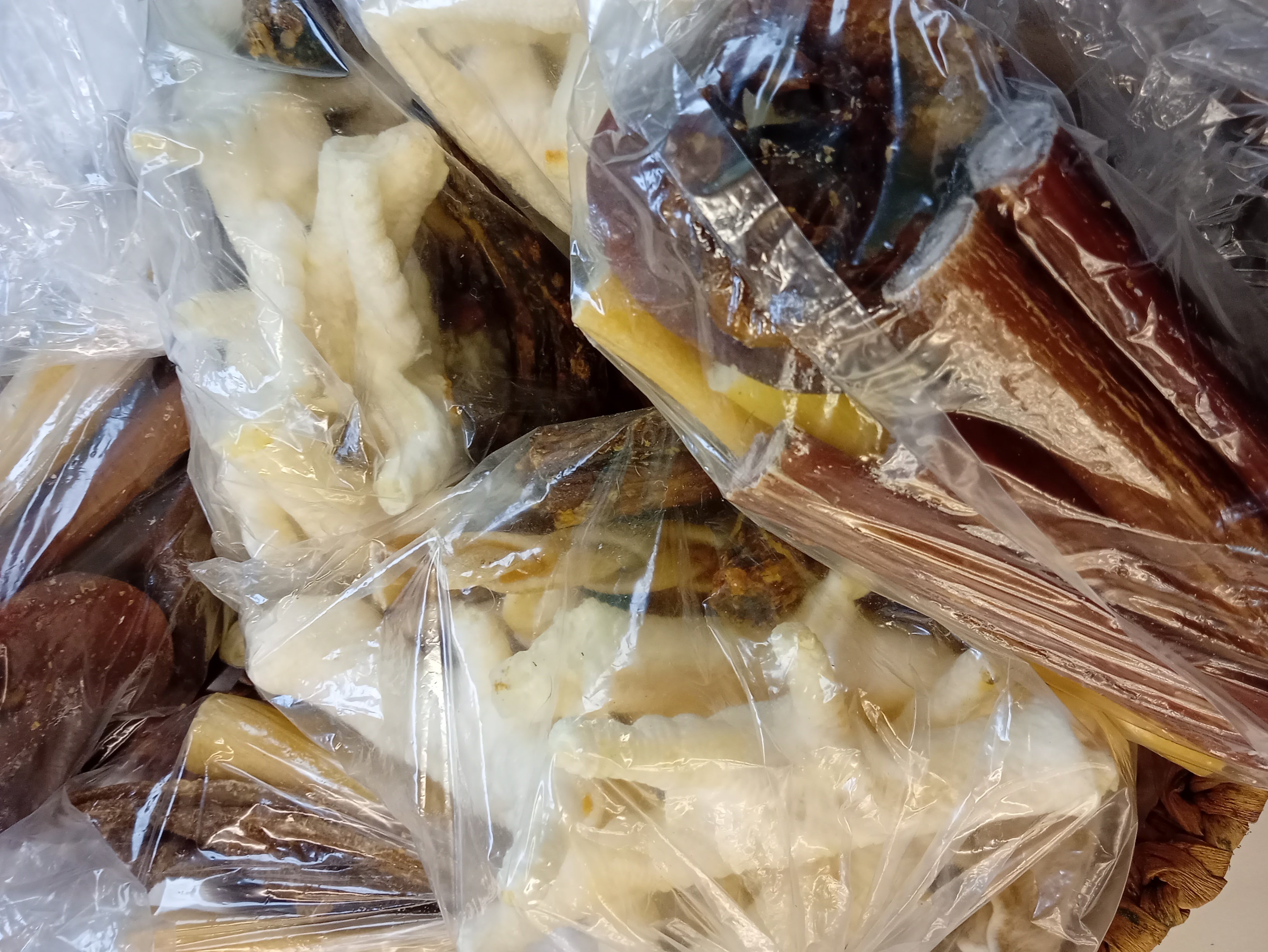 Box of mixed natural dog treats