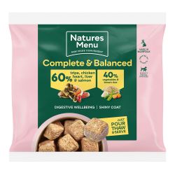 Natures Menu 60/40 Tripe & Offal Nuggets 1kg- Frozen